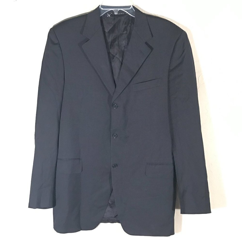 Canali Italian Blue Jacket Blazer Sport Coat Size 52L
